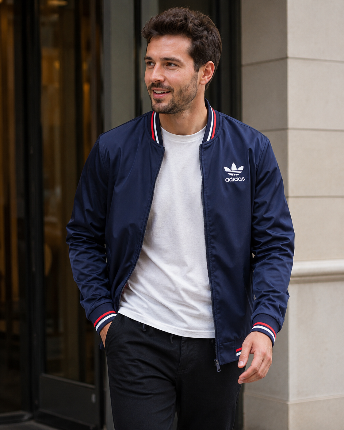 Men’s Classic Streetwear Bomber Jacket