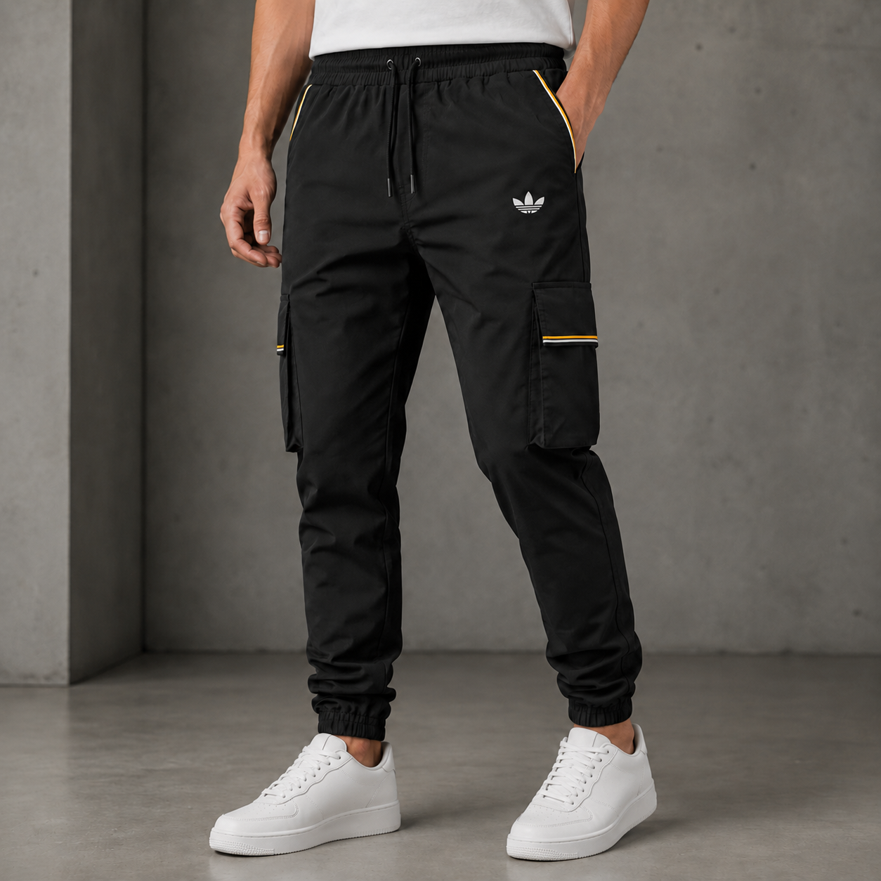 Men’s Classic Streetwear Cargo Joggers